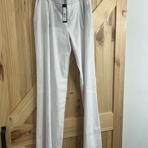 Alice and Olivia Eric low rise linen pants